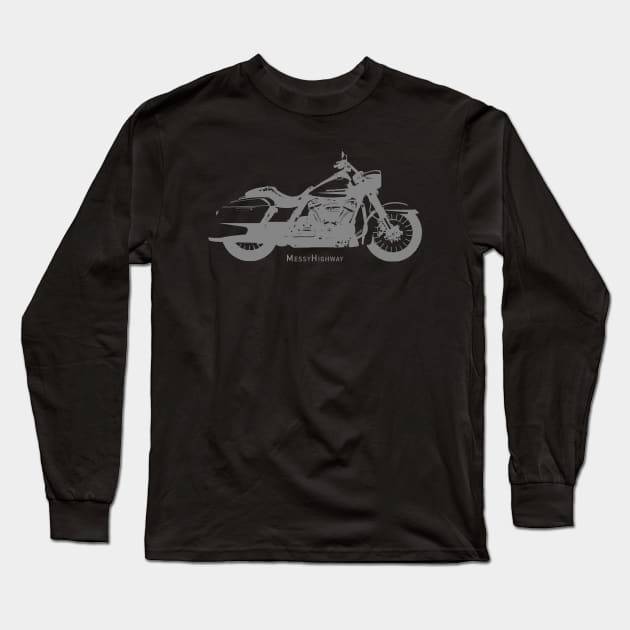 Harley Road King Special 19, shadow Long Sleeve T-Shirt by MessyHighway